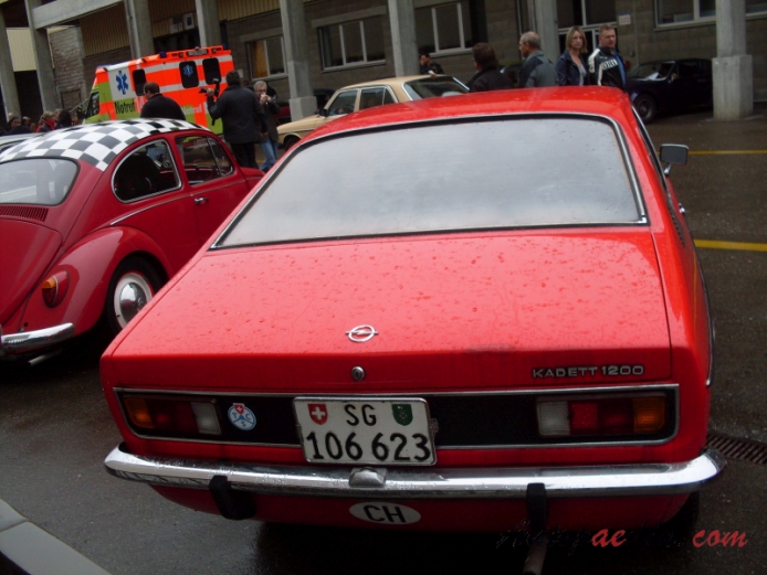 Opel Kadett C 1973-1979 (1973-1977 C1 Coupé 2d), rear view