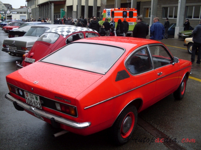 Opel Kadett C 1973-1979 (1973-1977 C1 Coupé 2d), right rear view