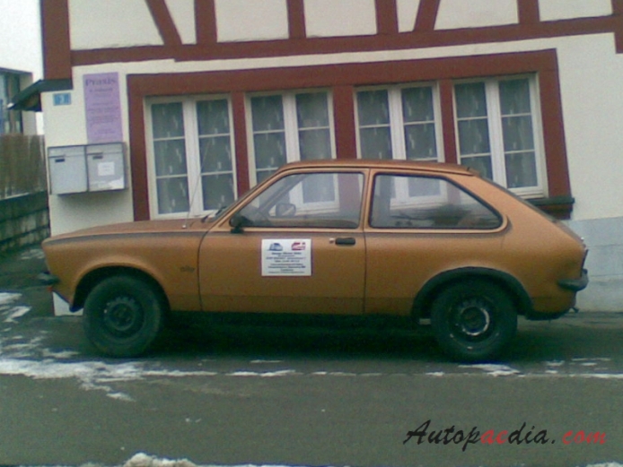 Opel Kadett C 1973-1979 (1975-1977 C1 City), lewy bok