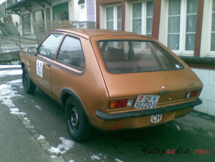 Opel Kadett C 1973-1979 (1975-1977 C1 City),  left rear view