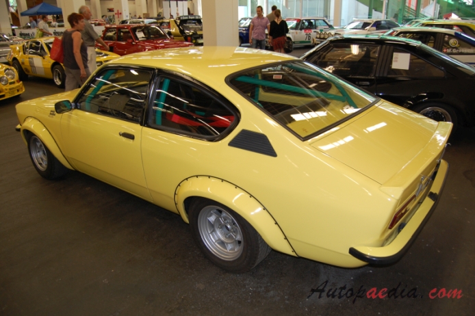 Opel Kadett C 1973-1979 (1978 C2 GT/E gr.2 Coupé 2d),  left rear view