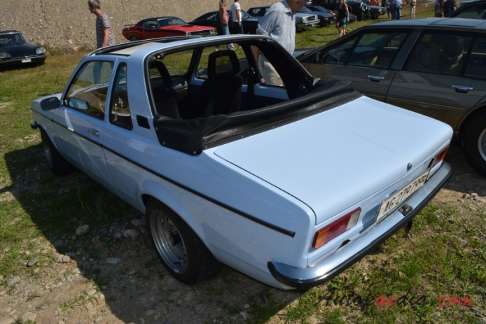 Opel Kadett C 1973-1979 (1978 Kadett Aero cabriolet 2d),  left rear view