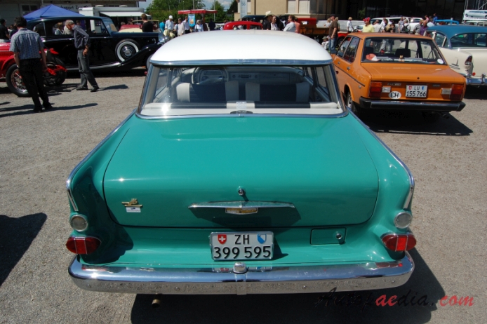 Opel Kapitän 6. generacja P2 1959-1963 (Opel Kapitän L sedan 4d), tył