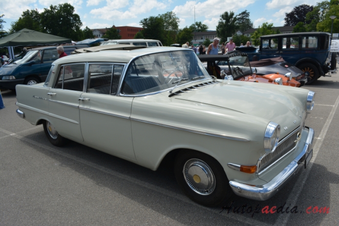 Opel Kapitän 6th generation P2 1959-1963 (faltdach sedan 4d), right front view