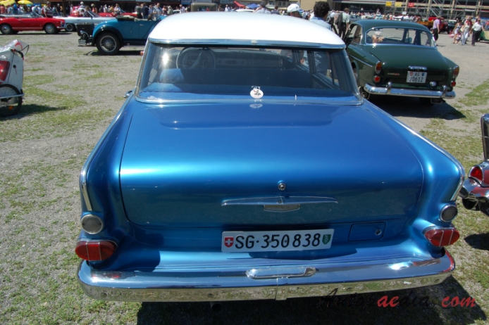 Opel Kapitän 6th generation P2 1959-1963 (sedan 4d), rear view