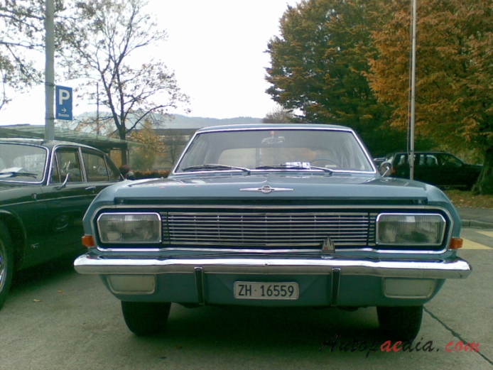 Opel Kapitän 7. generacja A 1964-1968 (1964 sedan 4d), przód