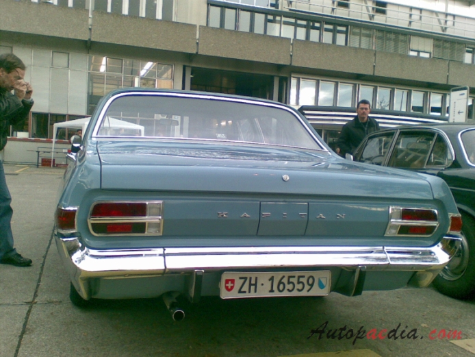 Opel Kapitän 7th generation A 1964-1968 (1964 sedan 4d), rear view