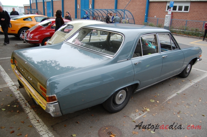 Opel Kapitän 7th generation A 1964-1968 (sedan 4d), right rear view