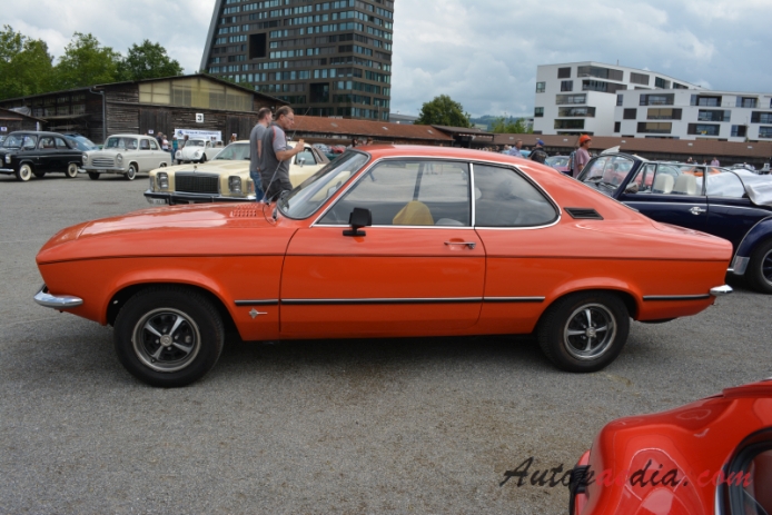 Opel Manta A 1970-1975 (Manta S), left side view