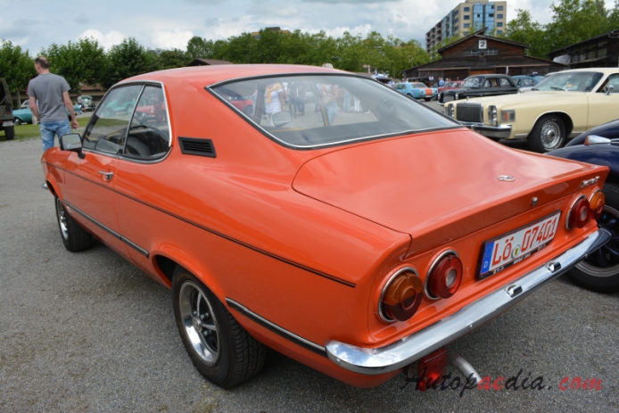 Opel Manta A 1970-1975 (Manta S),  left rear view
