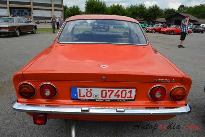 Opel Manta A 1970-1975 (Manta S), rear view