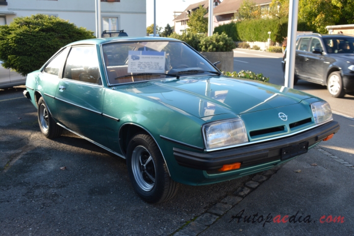 Opel Manta B 1975-1988 (1980 B1 Coupé 2d), right front view