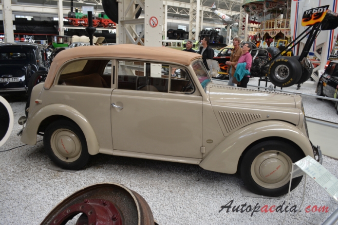 Opel Olympia 1st generation 1935-1940 (1936 cabriolet 2d), right side view