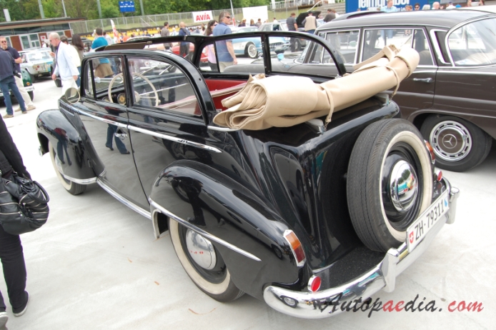 Opel Olympia 3. generacja 1950-1953 (1950-1951 Convertible 2d), lewy tył
