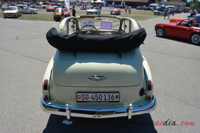 Opel Olympia 3rd generation 1950-1953 (1951-1953 Convertible 2d), rear view