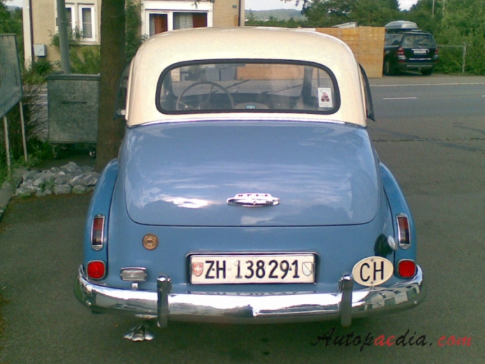 Opel Olympia 3. generacja 1950-1953 (1951 Sedan 2d), tył