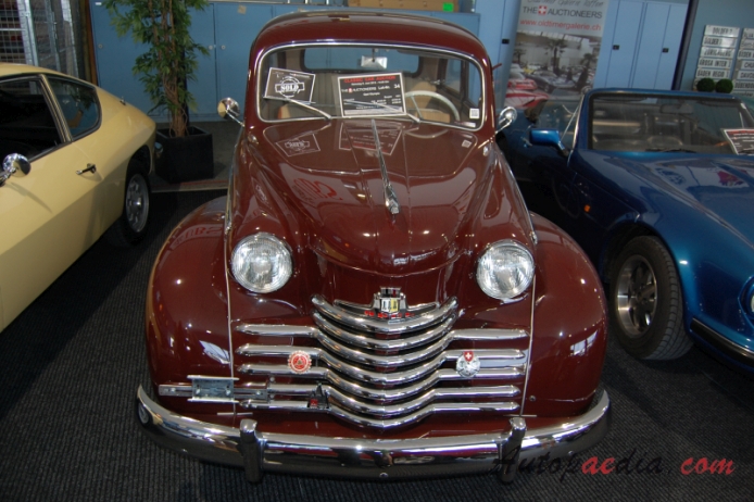 Opel Olympia 3. generacja 1950-1953 (1951 Sedan 2d), przód