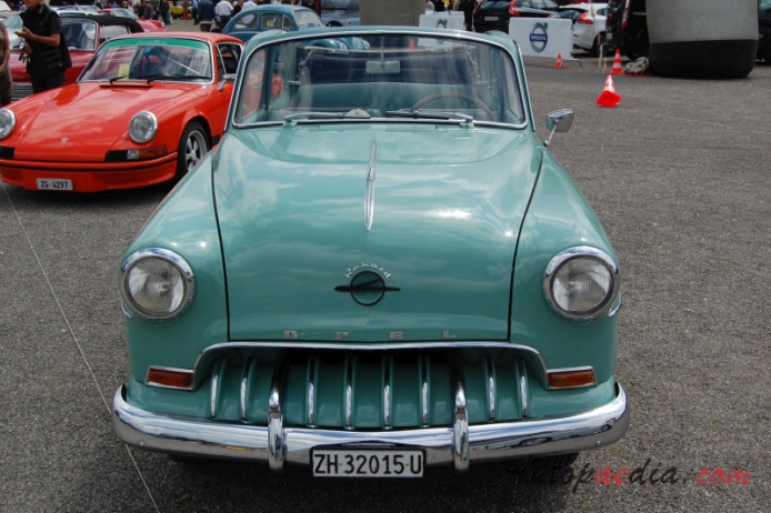 Opel Rekord 1. generacja Olympia Rekord 1953-1957 (1953-1954 Cabriolet 2d), przód
