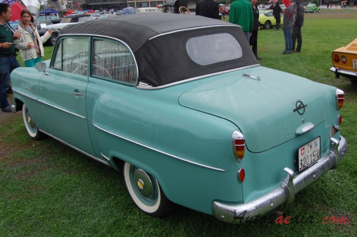 Opel Rekord 1. generacja Olympia Rekord 1953-1957 (1953-1954 Cabriolet 2d), lewy tył