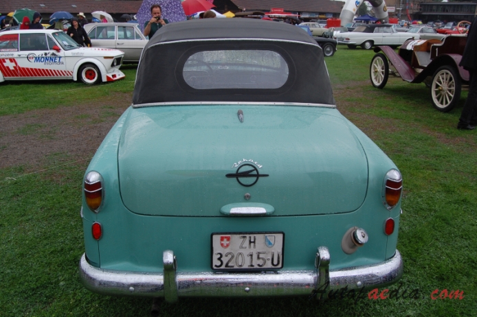 Opel Rekord 1. generacja Olympia Rekord 1953-1957 (1953-1954 Cabriolet 2d), tył