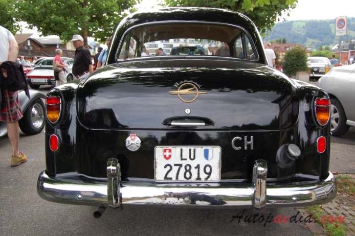 Opel Rekord 1st generation Olympia Rekord 1953-1957 (1953-1954 sedan 2d), rear view