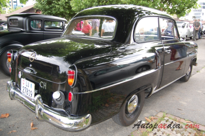 Opel Rekord 1st generation Olympia Rekord 1953-1957 (1953-1954 sedan 2d), right rear view