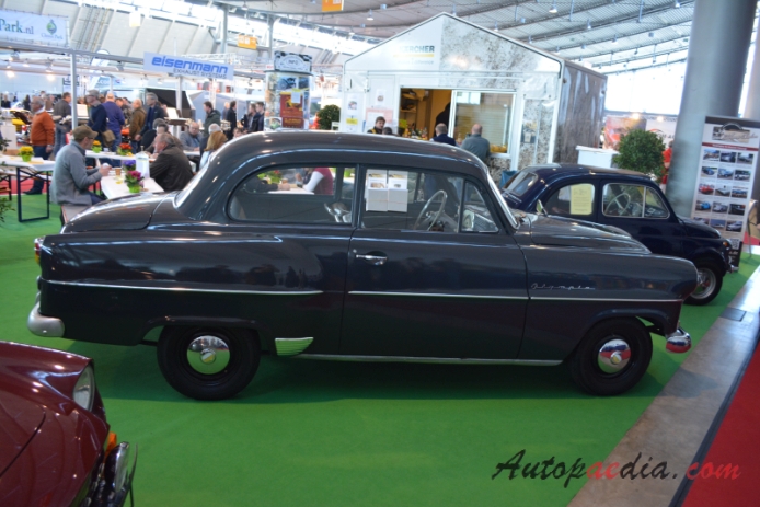 Opel Rekord 1. generacja Olympia Rekord 1953-1957 (1954 sedan 2d), prawy bok