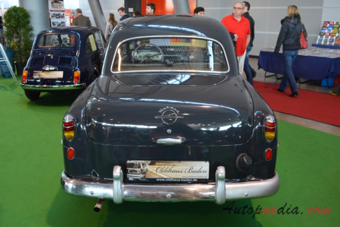 Opel Rekord 1. generacja Olympia Rekord 1953-1957 (1954 sedan 2d), tył