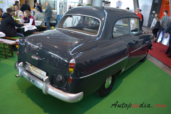 Opel Rekord 1. generacja Olympia Rekord 1953-1957 (1954 sedan 2d), prawy tył