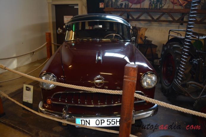 Opel Rekord 1. generacja Olympia Rekord 1953-1957 (1955 Caravan 3d), przód