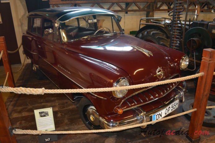 Opel Rekord 1st generation Olympia Rekord 1953-1957 (1955 Caravan 3d), right front view