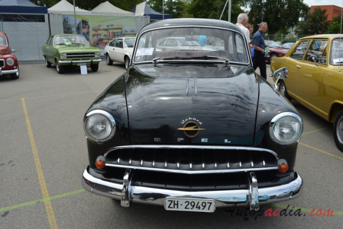 Opel Rekord 1. generacja Olympia Rekord 1953-1957 (1955 sedan 2d), przód