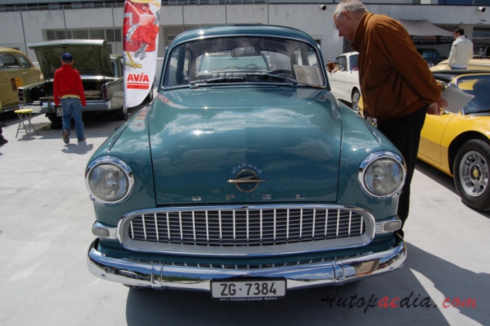 Opel Rekord 1. generacja Olympia Rekord 1953-1957 (1956 sedan 2d), przód