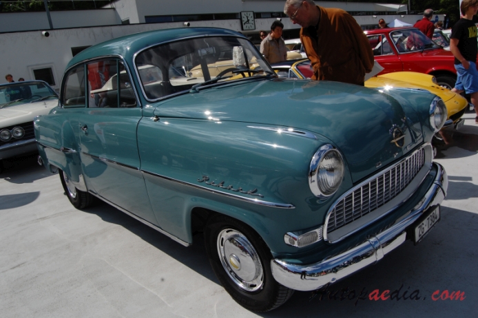 Opel Rekord 1. generacja Olympia Rekord 1953-1957 (1956 sedan 2d), prawy przód