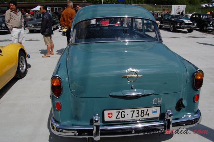 Opel Rekord 1. generacja Olympia Rekord 1953-1957 (1956 sedan 2d), tył