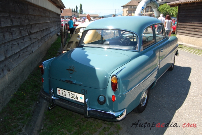 Opel Rekord 1. generacja Olympia Rekord 1953-1957 (1956 sedan 2d), prawy tył