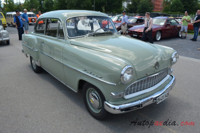 Opel Rekord 1st generation Olympia Rekord 1953-1957 (1956 sedan 2d), right front view