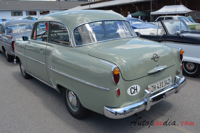 Opel Rekord 1st generation Olympia Rekord 1953-1957 (1956 sedan 2d),  left rear view