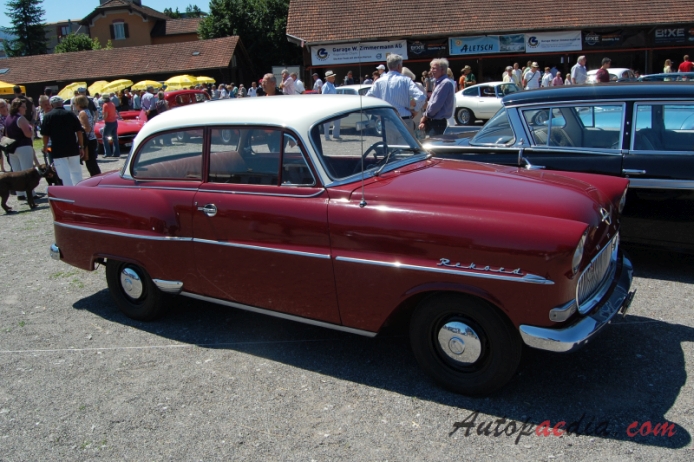 Opel Rekord 1st generation Olympia Rekord 1953-1957 (1957 sedan 2d), right front view