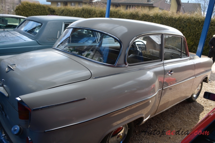 Opel Rekord 1st generation Olympia Rekord 1953-1957 (1957 sedan 2d), right rear view