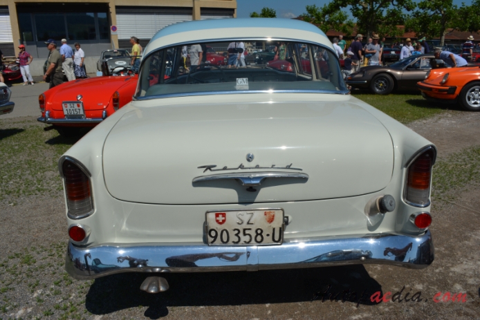 Opel Rekord 2nd generation PI 1957-1960 (1958-1960 Olympia Ascona Rekord sedan 2d), rear view