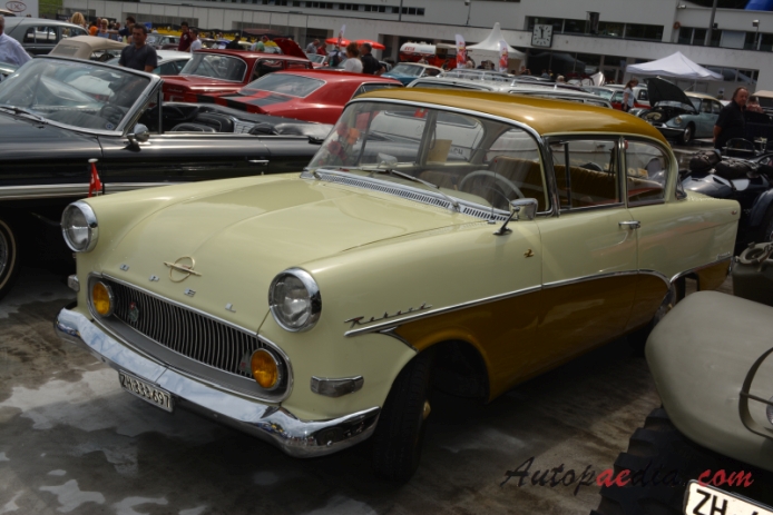 Opel Rekord 2. generacja PI 1957-1960 (1958 Olympia Ascona Rekord 1500 sedan 2d), lewy przód