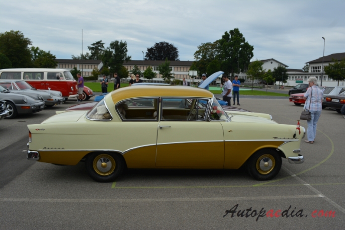 Opel Rekord 2nd generation PI 1957-1960 (1958 Olympia Ascona Rekord 1500 sedan 2d), right side view