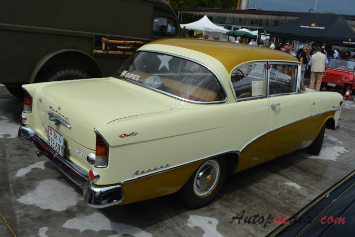 Opel Rekord 2. generacja PI 1957-1960 (1958 Olympia Ascona Rekord 1500 sedan 2d), prawy tył
