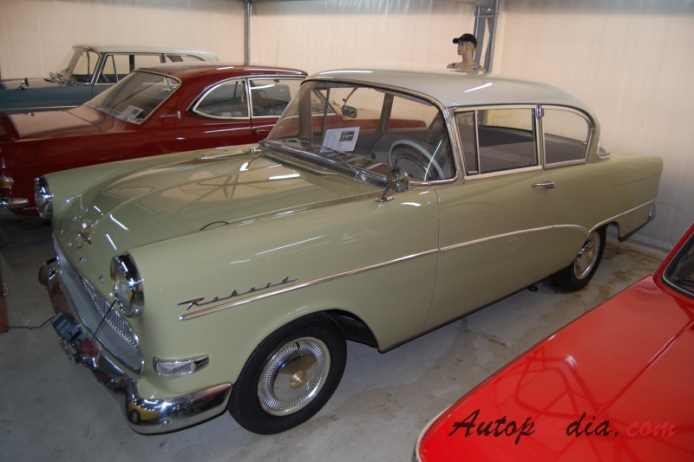 Opel Rekord 2nd generation PI 1957-1960 (1960 Olympia 1700 sedan 2d), left front view