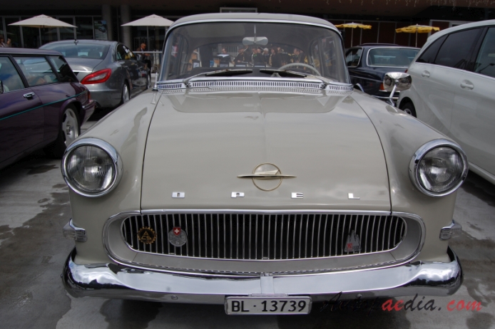 Opel Rekord 2nd generation PI 1957-1960 (sedan 2d), front view