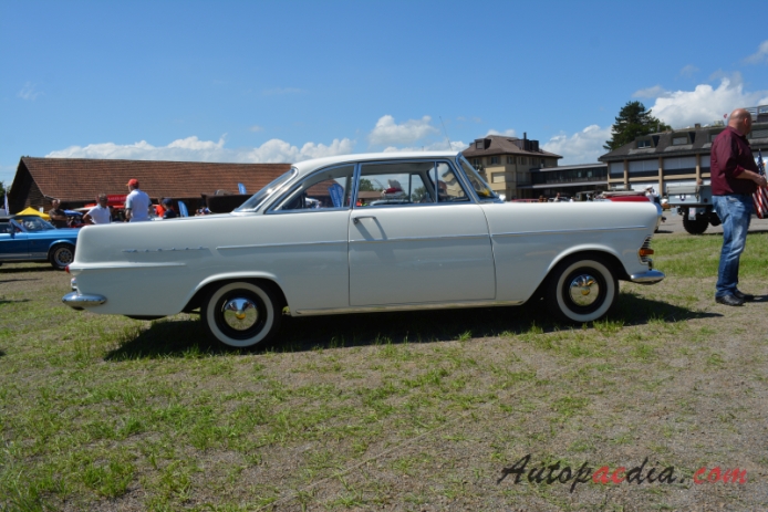 Opel Rekord 3. generacja P II 1960-1963 (Coupé 2d), prawy bok
