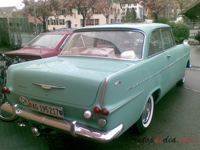 Opel Rekord 3rd generation P II 1960-1963 (Sedan 2d), right rear view
