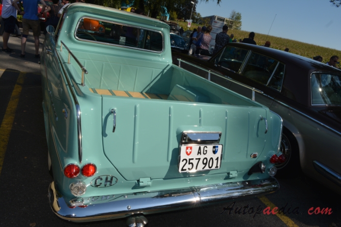 Opel Rekord 3. generacja P II 1960-1963 (custom pickup 2d), tył