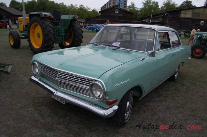 Opel Rekord 4th generation (Rekord A) 1963-1965 (1700 sedan 2d), left front view